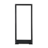 24U 2-Post Relay Rack, CRS, Black Powder Coated