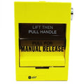 Edwards Signaling 278A-REL Dual Action Manual Release Station, Yellow