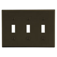 Hubbell PJ3 11LL Plate M-Size 3-Gang Toggle Bracket