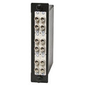 Hubbell OCST62 12-Adapter Fiber LGX Cassette, OM1, ST Duplex to MTP, Beige