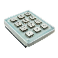 DoorBird 423866355 Keypad Module with 12-Keys, Stainless Steel V4A