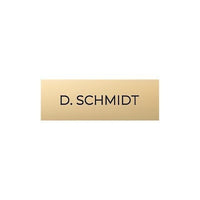 DoorBird D11X Nameplate for Call Button, Individual Engraved, Pure Red (RAL 3028)