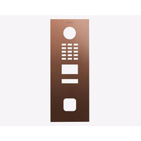 DoorBird D2101FV EKEY sLine Front Panel, Silver Grey (RAL 7001)