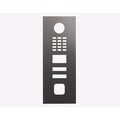 DoorBird D2102FV EKEY sLine Front Panel, Polish Chrome