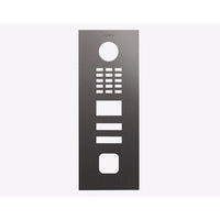 DoorBird D2102FV EKEY sLine Front Panel, Beige (RAL 1001)