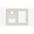 DoorBird D31TDH Front Panel, Grey White (RAL 9002)