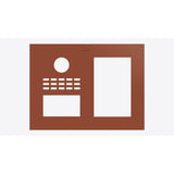 DoorBird D31TDH Front Panel, Copper Brown (RAL 8004)