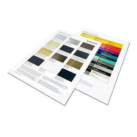 DoorBird 423861428 Material and Color Selection Sheet for Custom Front Panels