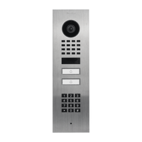 DoorBird D1102KV Flush-Mount IP Video Intercom, Keypad, Bronze PVD