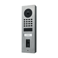 DoorBird D1101FV Fingerprint Surface-Mount IP Video Intercom, Graphite Black (Polar Raven)