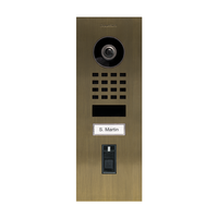 DoorBird D1101FV Fingerprint 50 Flush-Mount IP Video Intercom, Flame Red (RAL3000)