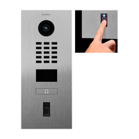 DoorBird 429654932 D2101FV Fingerprint 50 IP Video Intercom, Flush-Mount, Graphite Black