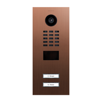 DoorBird 429641079 D2102V IP Video Intercom Station, Flush Mount, Brushed Bronze