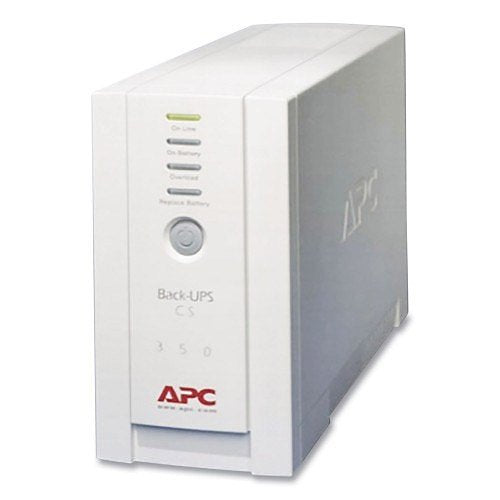 APC BK350 Back-UPS CS 350VA, 120V, NEMA Outlets, 4-Surge, Beige