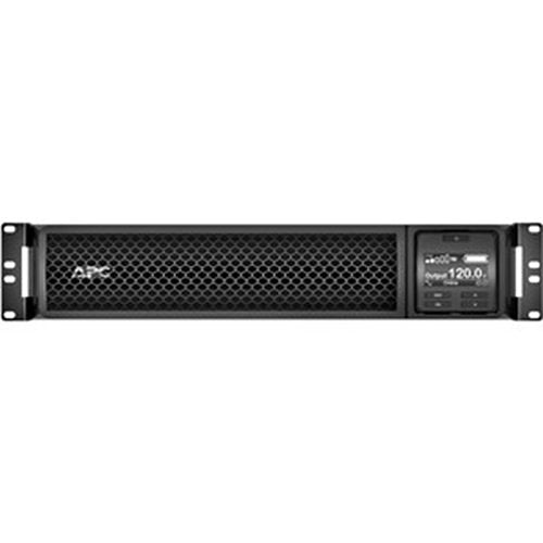 APC SRT1500RMXLA-NC Smart-UPS On-Line, 1500VA, 120V, LCD, Rackmount, 2U, 6x 5-15R NEMA Outlets, with Network Card and Rail Kit