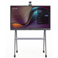 Yealink 1203671 MeetingBoard Pro Interactive Smart Digital Whiteboard Solution, 65"/75"/86" 4K Multi-Touch LCD, Triple 50MP Camera System, Android/Windows, Black