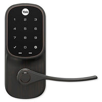 Yale Locks YRL226-ZW2-0BP Yale YRL226-ZW2-0BP Assure Lever Touchscreen Keypad Lever Lock with Z-Wave Plus, Oil Rubbed Bronze