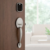 Yale Locks YRD156-ZW2-619 Yale YRD156-ZW2-619 Pro SL Key-Free Touchscreen Deadbolt with Z-Wave Plus, Satin Nickel