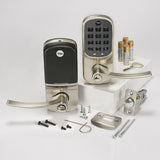 Yale Locks YRL216-NR-619 Yale YRL216-NR-619 Assure Lever Push-Button Keypad Lever Lock, Satin Nickel