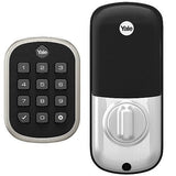 Yale Locks YRD136-ZW2-619 Yale YRD136-ZW2-619 Pro SL Key-Free Keypad Deadbolt with Z-Wave Plus, Satin Nickel