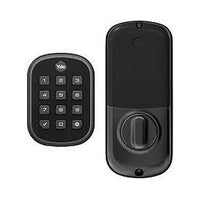 Yale Locks YRD136-ZW2-BSP Yale YRD136-ZW2-BSP Pro SL Key-Free Keypad Deadbolt with Z-Wave Plus, Black Suede