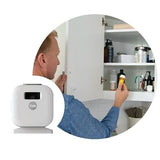 Yale Locks YRCB-490-BLE-WSP Yale YRCB-490-BLE-WSP Smart Cabinet Lock with Bluetooth, White (pack of 4)