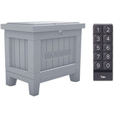 Yale Locks YRBB-MD-KT-CB1K-GRY Yale YRBB-MD-KT-CB1K-GRY Smart Delivery Box with Wi-Fi and Smart Keypad, Manor Grey