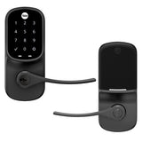 Yale Locks YRL226-NR-BSP Yale YRL226-NR-BSP Smart Lock, Touchscreen Suede Lever, No Radio, Black