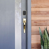 Yale Locks YRD136-ZW2-P05 Yale YRD136-ZW2-P05 Pro SL Key-Free Push-Button Keypad Deadbolt with Z-Wave Plus, Polished Brass