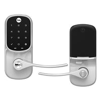 Yale Locks YRL226-WF1-619 Yale YRL226-WF1-619 Assure Lever Wi-Fi Touchscreen Smart Lever Lock, Satin Nickel