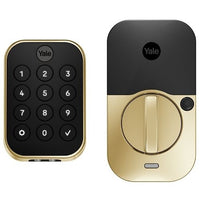 Yale Locks YRD634-WF1-P05 Yale YRD634-WF1-P05 Pro 2 Key-Free Touchscreen with WiFi, Polished Brass