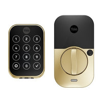 Yale Locks YRD654-BLE-P05 Yale YRD654-BLE-P05 Pro 2 Key-Free Touchscreen Lock with Bluetooth, Lifetime Brass