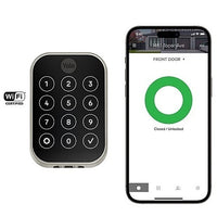Yale Locks YRD654-WF1-619 Yale YRD654-WF1-619 Pro 2 Key-Free Touchscreen with WiFi, Satin Nickel