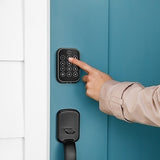 Yale Locks YRD654-WF1-BSP Yale YRD654-WF1-BSP Pro 2 Key-Free Touchscreen with WiFi, Black Suede