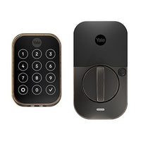 Yale Locks YRD654-ZW2-0BP Yale YRD654-ZW2-0BP Pro 2 Key Free Touchscreen Keypad Lock with Z-Wave Plus, Oil Rubbed Bronze