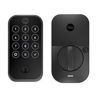 Yale Locks YRD624-ZW2-BSP Yale YRD624-ZW2-BSP Pro 2 Touchscreen Keyway with Z-Wave ZW2, Black Suede