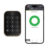 Yale Locks YRD654-CB1-0BP Yale YRD654-CB1-0BP Pro 2 Key-Free Touchscreen Keypad Lock with Wi-Fi + Connect Bridge, Oil-Rubbed Bronze