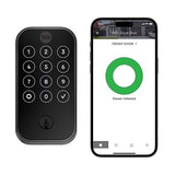 Yale Locks YRD624-CB1-BSP Yale YRD624-CB1-BSP Pro 2 Touchscreen with Wi-Fi + Connect Bridge, Black Suede