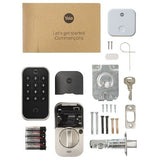 Yale Locks YRD614-CB1-619 Yale YRD614-CB1-619 Pro 2 Keypad with Wi-Fi + Connect Bridge, Satin Nickel