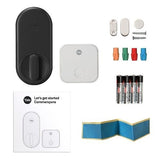 Yale Locks YRR10-WF1-BSP Yale YRR10-WF1-BSP Approach Lock with Wi-Fi and Bluetooth, Black Suede