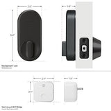 Yale Locks YRR10-WF1-BSP Yale YRR10-WF1-BSP Approach Lock with Wi-Fi and Bluetooth, Black Suede