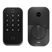 Yale Locks P103556 Yale YRD614-ZB3-BSP Pro 2 Keypad with Smart Lock, Black Suede