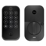 Yale Locks P103560 Yale YRD624-ZB3-BSP Pro 2 Touchscreen with Smart Lock, Black Suede