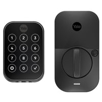 Yale Locks P103568 Yale YRD654-ZB3-BSP Pro 2 Touchscreen with Smart Lock, Black Suede