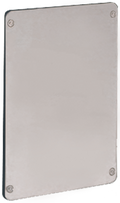 Code Blue 40066 Blank Plate for Second Opening, Stainless Steel