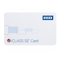 HID 3000PGGAN iCLASS 2k SE Card, SIO Programmed, Glossy Front and Back, Sequential Matching Encoded/Printed