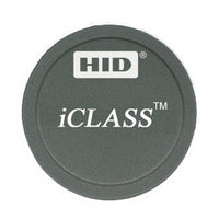 HID 3300PKSMN iCLASS 2k SE Smart Tag, SIO Programmed, Sequential Matching Encoded/Printed (Inkjetted), Black with HID St