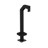 PEDESTAL PRO 33PE1-2NIP-04-CRS 42" Heavy Duty Gooseneck Pedestal - 2NIP Access Unit M