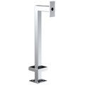 Pedestal Pro 33PE1-DOOR-01-304 45" Stainless Gooseneck Pedestal - DoorBird D2101V