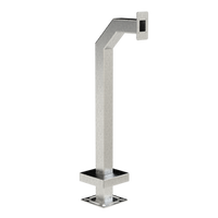 PEDESTAL PRO 33PE1-PDK-03-304 42" Stainless Gooseneck Pedestal - Surface Mount RDRQR